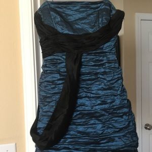 Navy & Black formal dress
